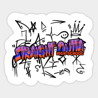 Funny Graduation, Graffiti Class Of 2025 Sticker